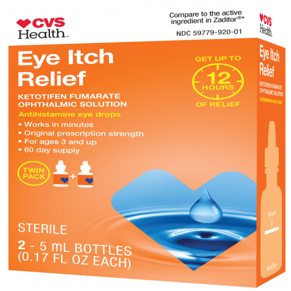CVS Health Eye Itch Relief Antihistamine Eye Drops