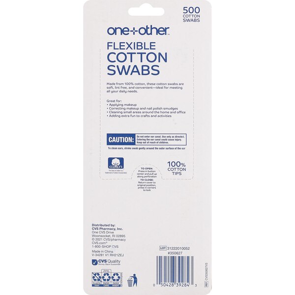 one+other Flexible Cotton Swabs