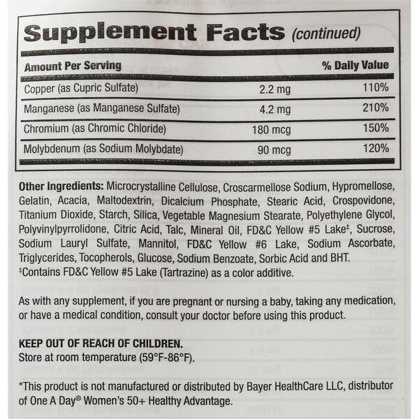 CVS Health Women's 50+ Advanced Multivitamin Tablets