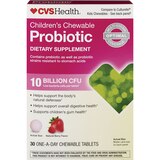 CVS Health Children's Probiotic Chewable Tablets, Berry, 30 CT, thumbnail image