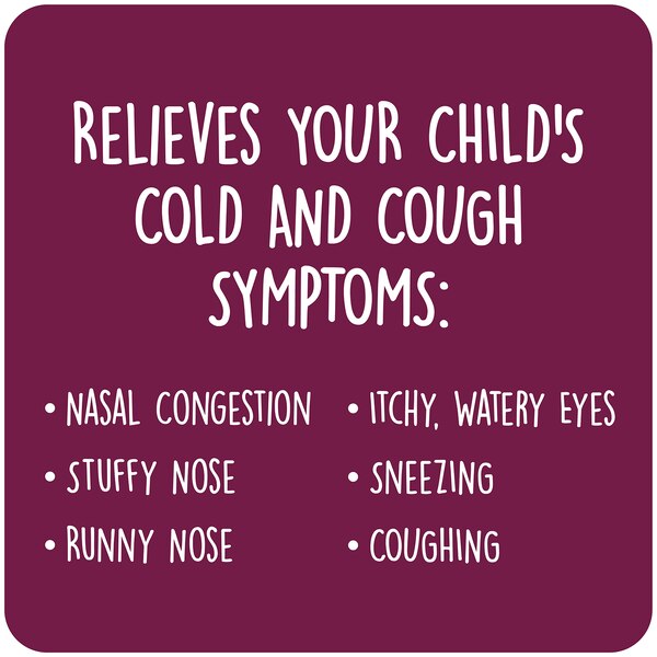CVS Health Children's Cold & Cough DM Liquid, Red Grape, 4 FL OZ