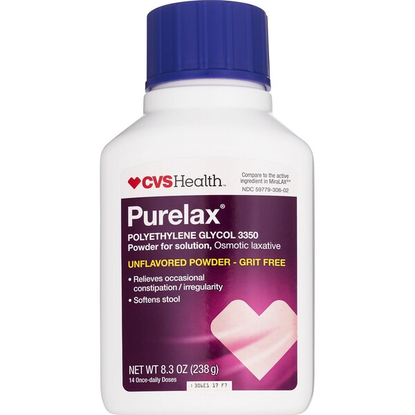CVS Health Purelax - Alivio para la constipación, sin sabor