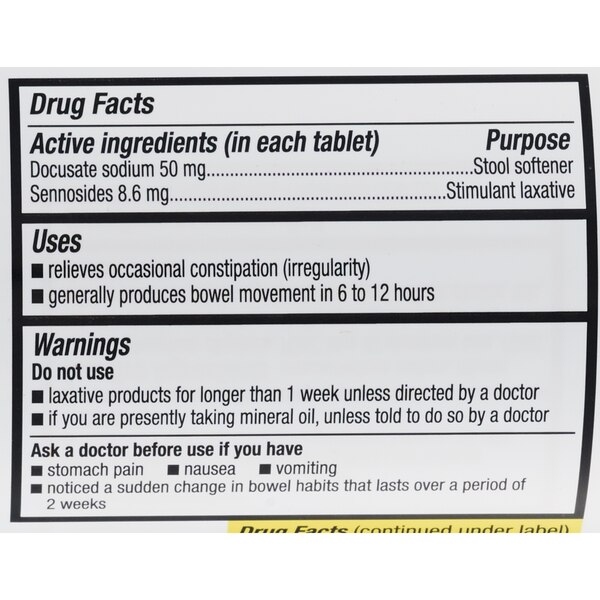 CVS Health Stool Softener Plus Stimulant Laxative Tablets