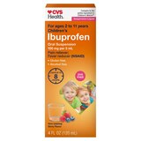 CVS Health Children's Ibuprofen Dye Free Pain Reliever & Fever Reducer (NSAID) Oral Suspension, Berry, thumbnail image