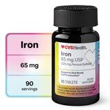 CVS Health Iron Tablets, 90 CT, thumbnail image