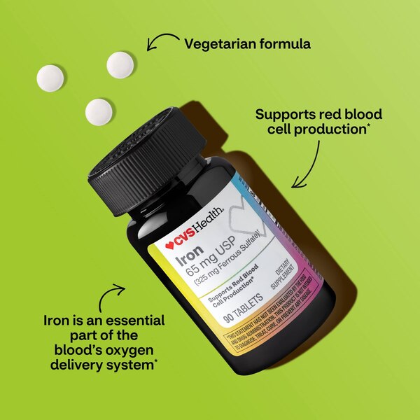 CVS Health Iron Tablets, 90 CT