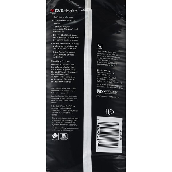CVS Health Women's Underwear Moderate Absorbency