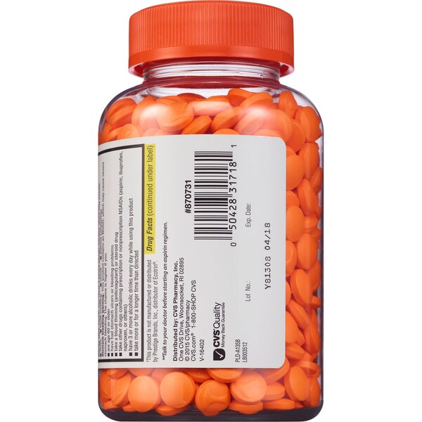 CVS Health Regular Strength Aspirin 325 MG Enteric Coated Tablets