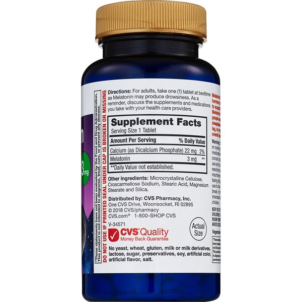 CVS Health Melatonin 3 MG Tablets