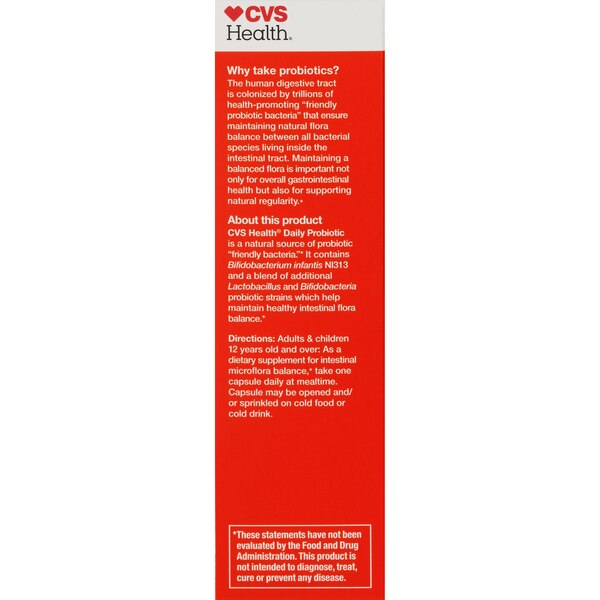 CVS Health Daily Probiotic Capsules, 28 CT