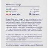 CVS Live Better Organic Cotton Tampons with Compact Plant-Based Plastic Applicator, Super Plus, 16 CT, thumbnail image 2 of 5