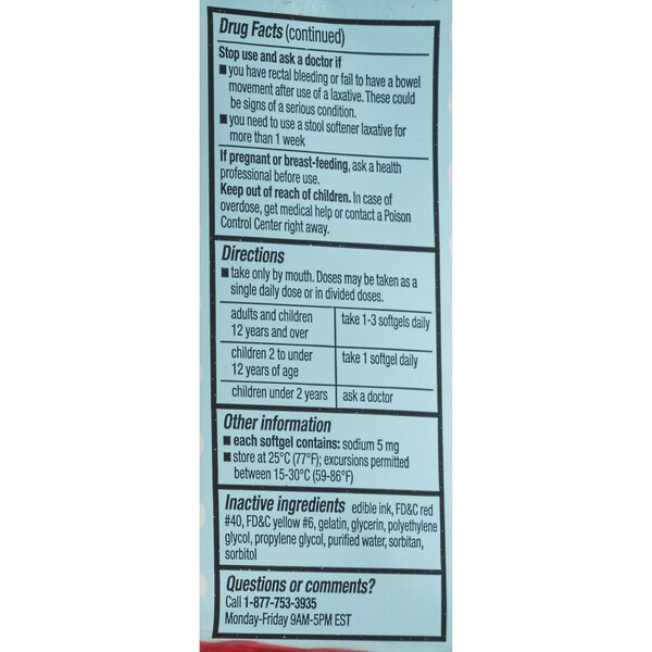 CVS Health Stool Softener Liquid Softgels