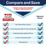 CVS Health 8HR Arthritis Pain Relief Acetaminophen 650 MG Caplets, thumbnail image