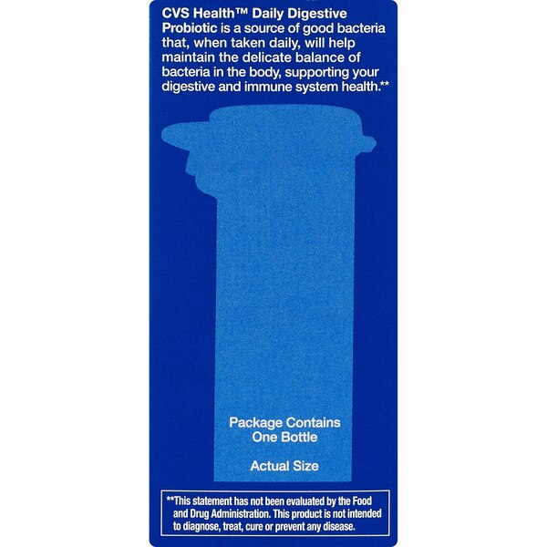 CVS Health Daily Digestive Probiotic 6 Billion CFU Capsules