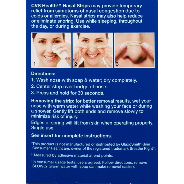 CVS Health Large Nasal Strips, Tan, 30 CT