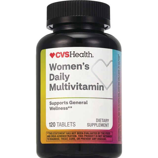 CVS Health - Tabletas con multivitaminas y multiminerales, para mujer, 120 u.
