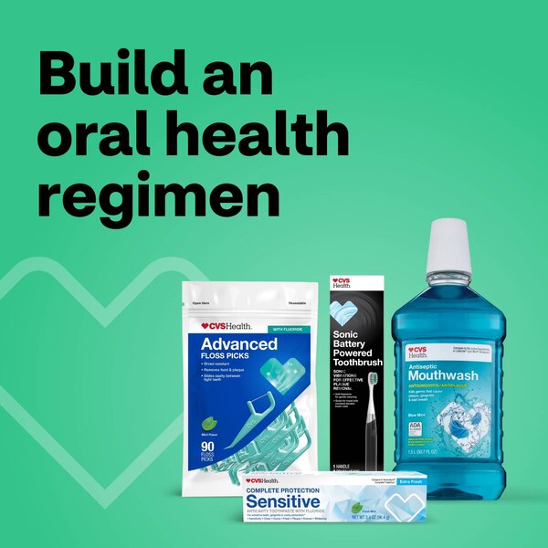 CVS Health Antiseptic Mouthwash for Antigingivitis & Antiplaque, Green Mint