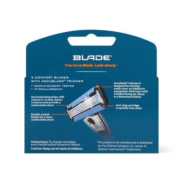 Blade Men's 5-Blade Razor Blade Refills