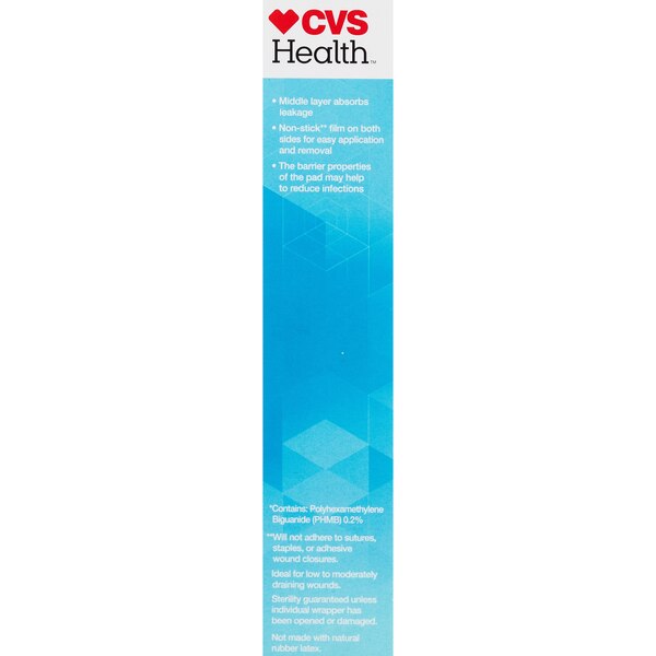 CVS Health Sterile Acti-Bacterial Non-Stick Pads