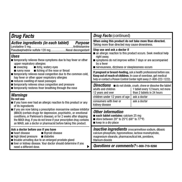 CVS Health Allergy Relief-D12 Extended Release Tablets, Non-Drowsy