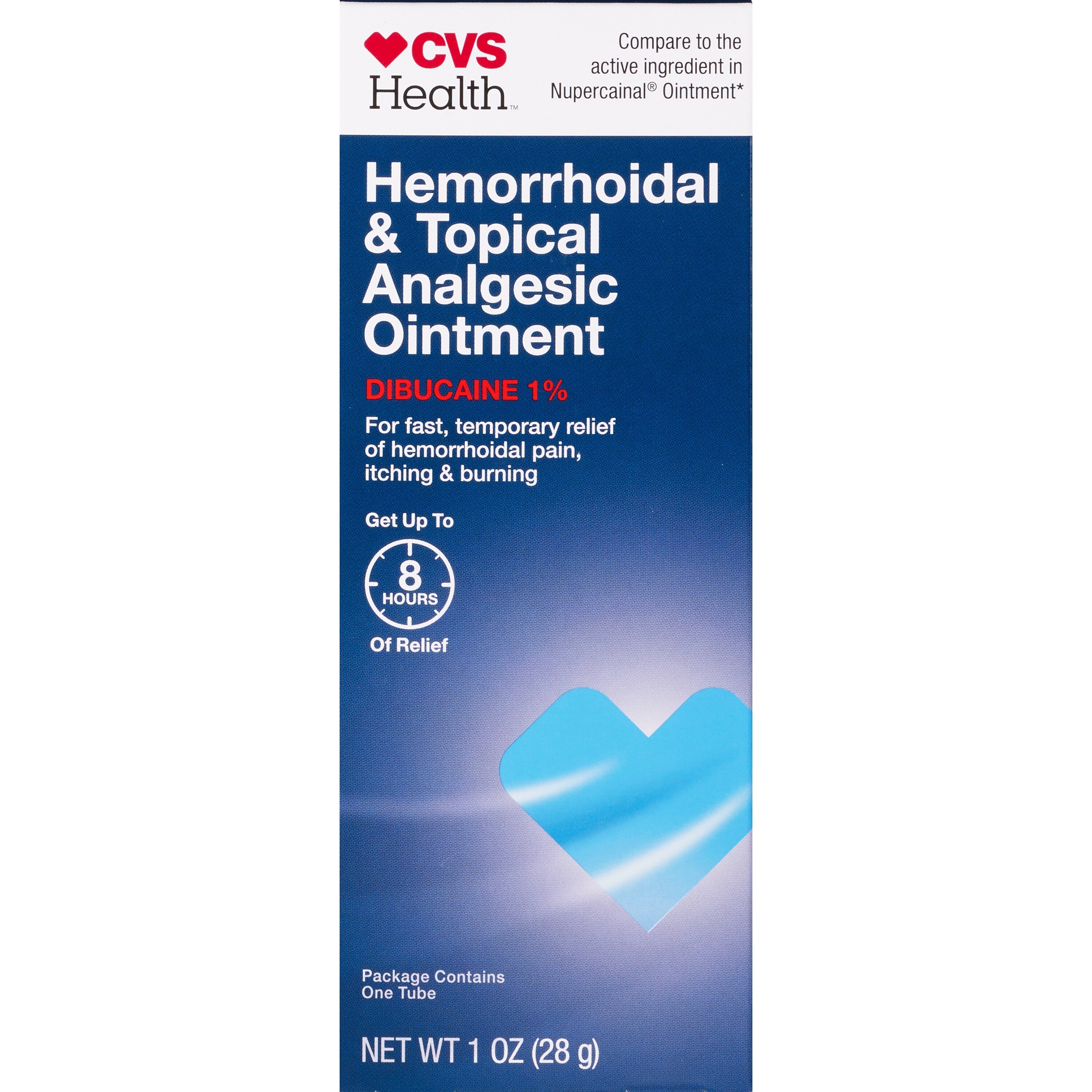 CVS Health - Pomada analgésica de uso tópico para las hemorroides, 1 oz