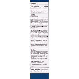 CVS Health Hemorrhoidal And Topical Analgesic Ointment, 1 OZ