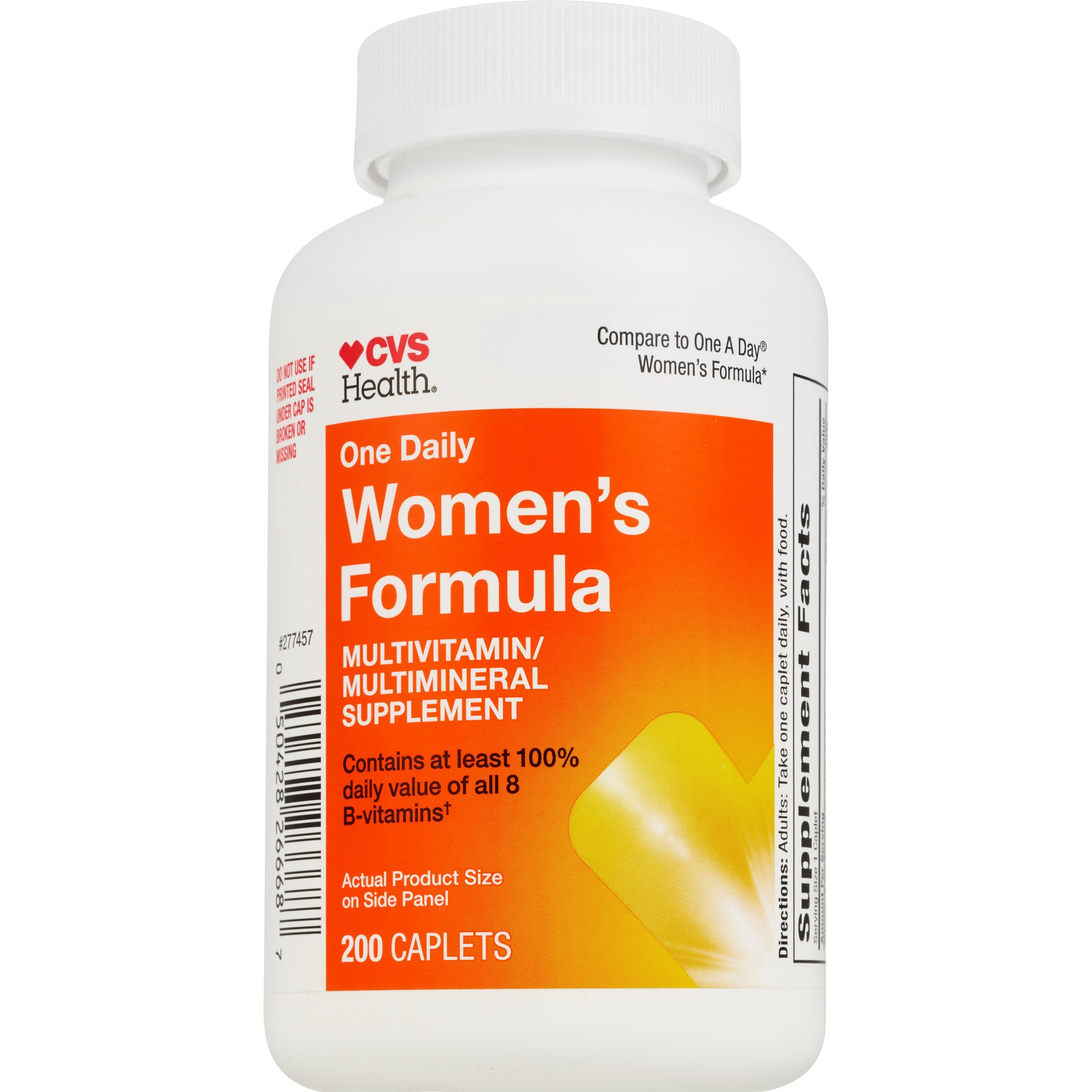 CVS Health One Daily - Suplemento de multivitaminas/multiminerales, fórmula para mujer, 200 u.