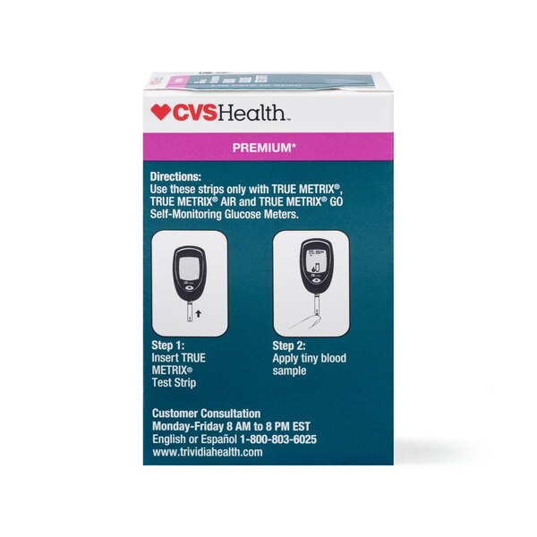 CVS Health True Metrix Self Monitoring Blood Glucose Test Strips