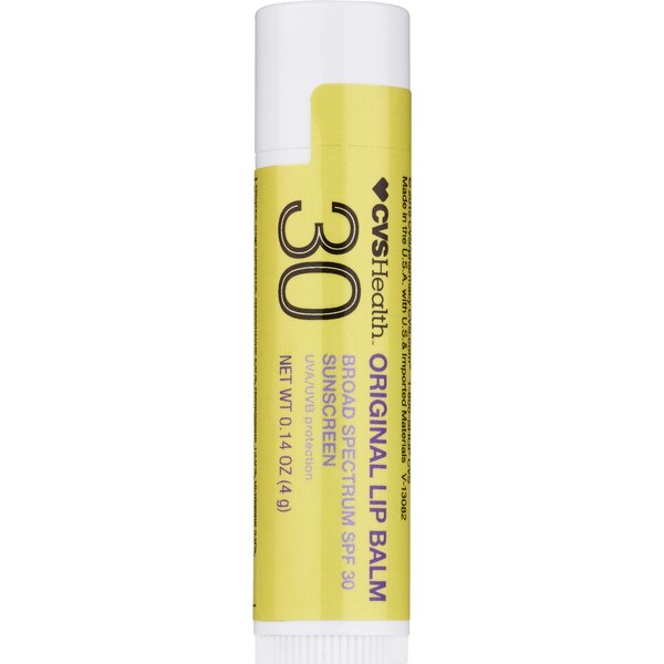 CVS Health Lip Balm Broad Spectrum, SPF 30, 0.14 OZ