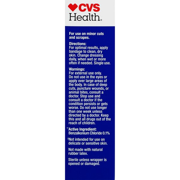CVS Health - Apósitos antibacterianos de tela ultrarresistente