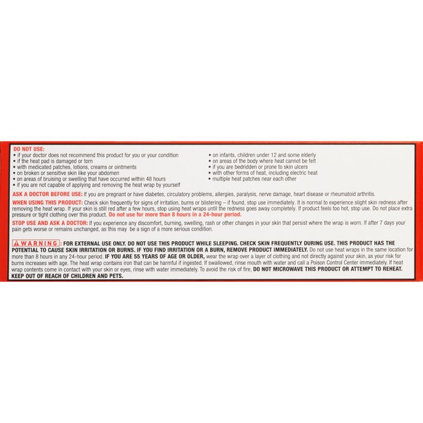 CVS Health Heat Therapy Patches, 4 Count, Small