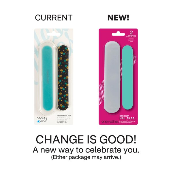 one+other Designer Nail Files, 2CT