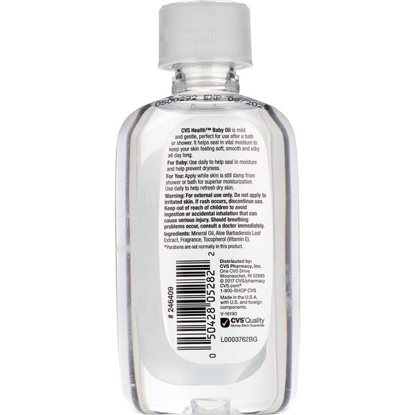 CVS Health Baby Oil With Aloe Vera And Vitamin E