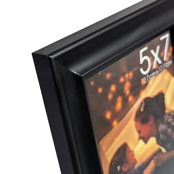 House To Home Black Scoop Picture Frame, 5 x 7 in