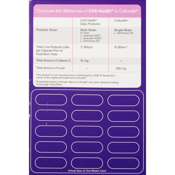 CVS Health Daily Probiotic 24 Billion CFU Capsules