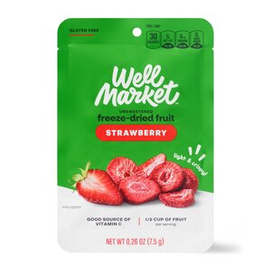 Well Market™ Unsweetened Freeze-Dried Strawberries, 0.264 oz
