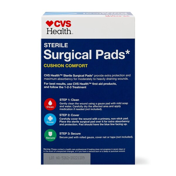 CVS Health Sterile Latex-Free Surgical Pads