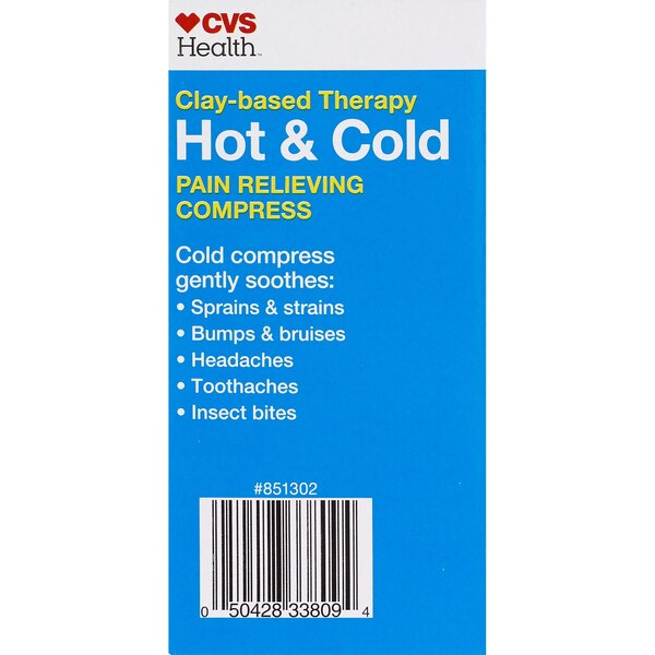CVS Health Clay-Based Therapy Hot & Cold Pad Compress, M