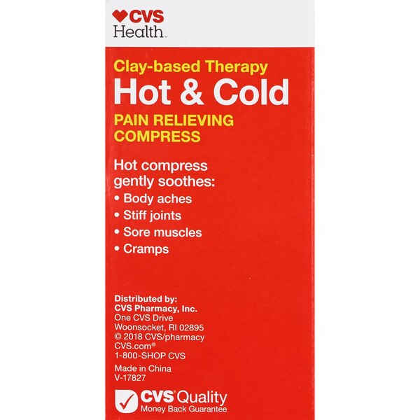 CVS Health Clay-Based Therapy Hot & Cold Pad Compress, M
