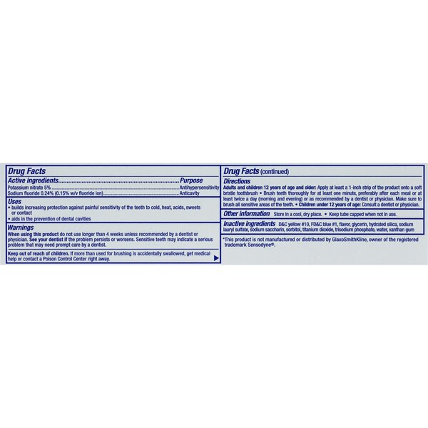 CVS Health Maximum Strength Sensitive Fluoride Toothpaste, Fresh Mint, 4 OZ
