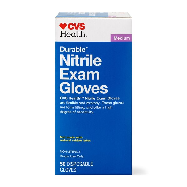 CVS Health Durable Nitrile Exam Gloves