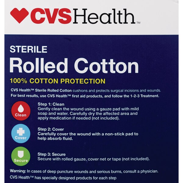 CVS Health Rolled Cotton