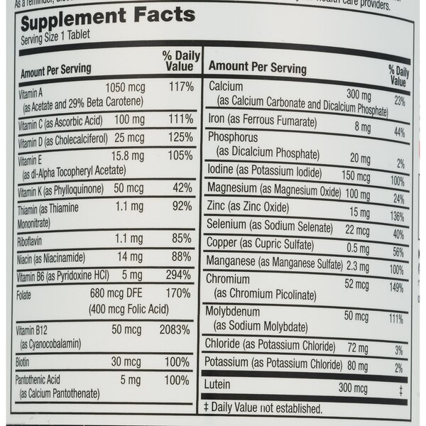 CVS Health Women 50+ Multivitamin Tablets, 200 CT