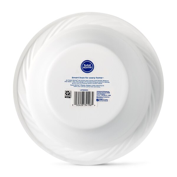 Total Home Microwaveable Plastic Bowls, 14 ct