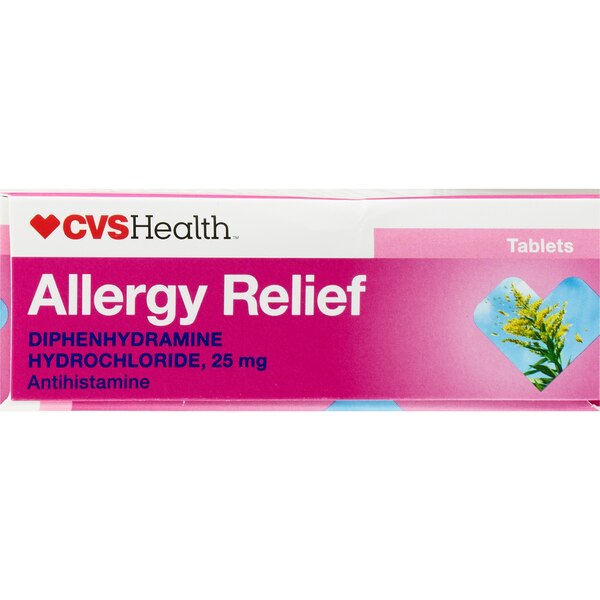 CVS Health Allergy Relief Diphenhydramine Tablets