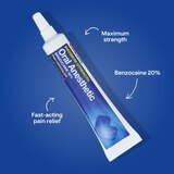 CVS Health Oral Anesthetic, Benzocaine 20% Maximum Strength Pain Relieving Gel, thumbnail image