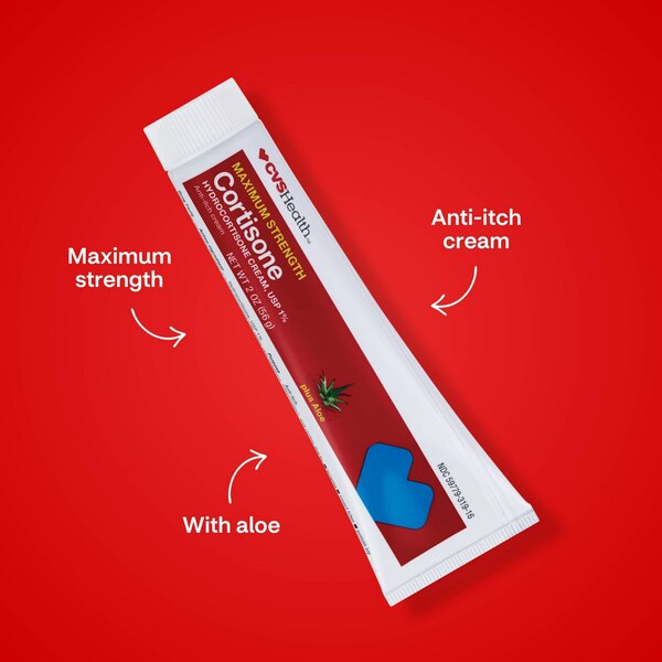 CVS Health Maximum Strength Cortisone Anti-Itch Cream Plus Aloe