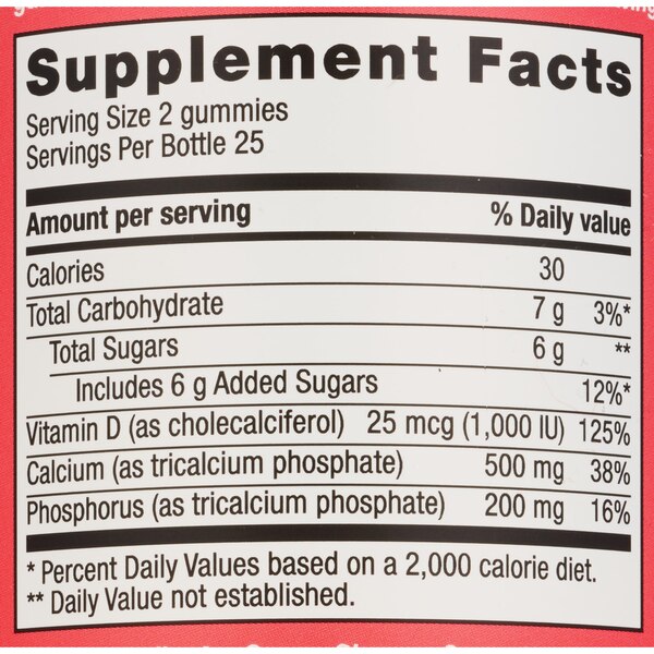 CVS Health Calcium with D3 Gummies, 50 CT