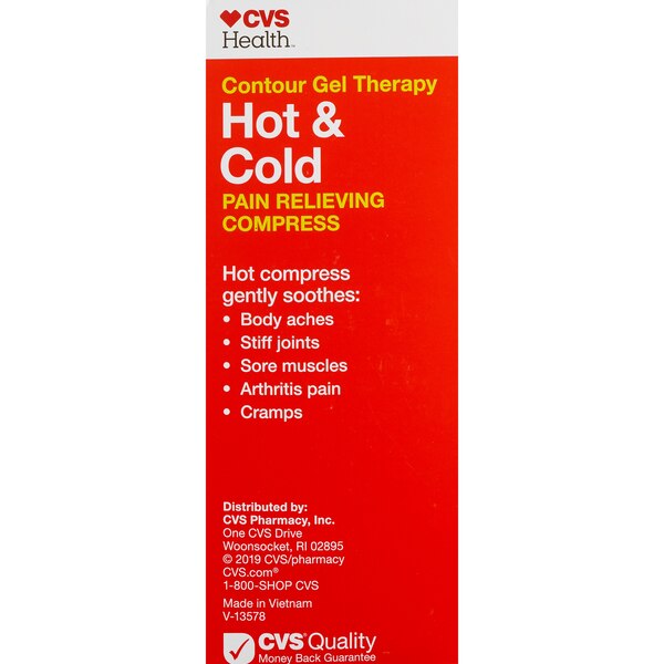 CVS Health Contour Gel Therapy Hot & Cold Pain Relieving Compress