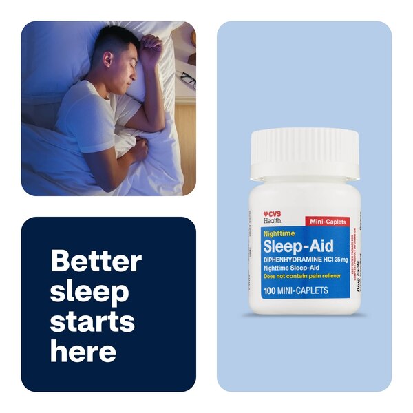 CVS Health Nighttime Sleep Aid Mini Caplets